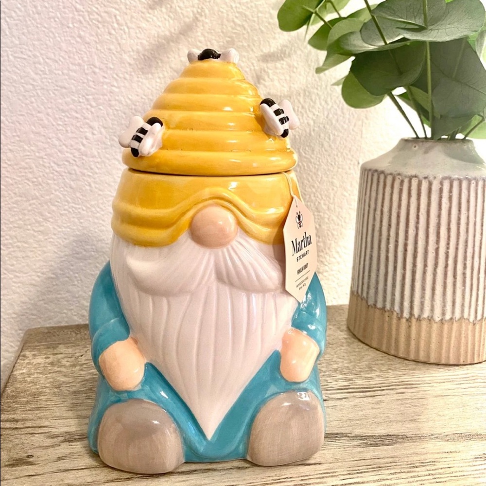 Martha Stewart Bee Gnome Candle NEW